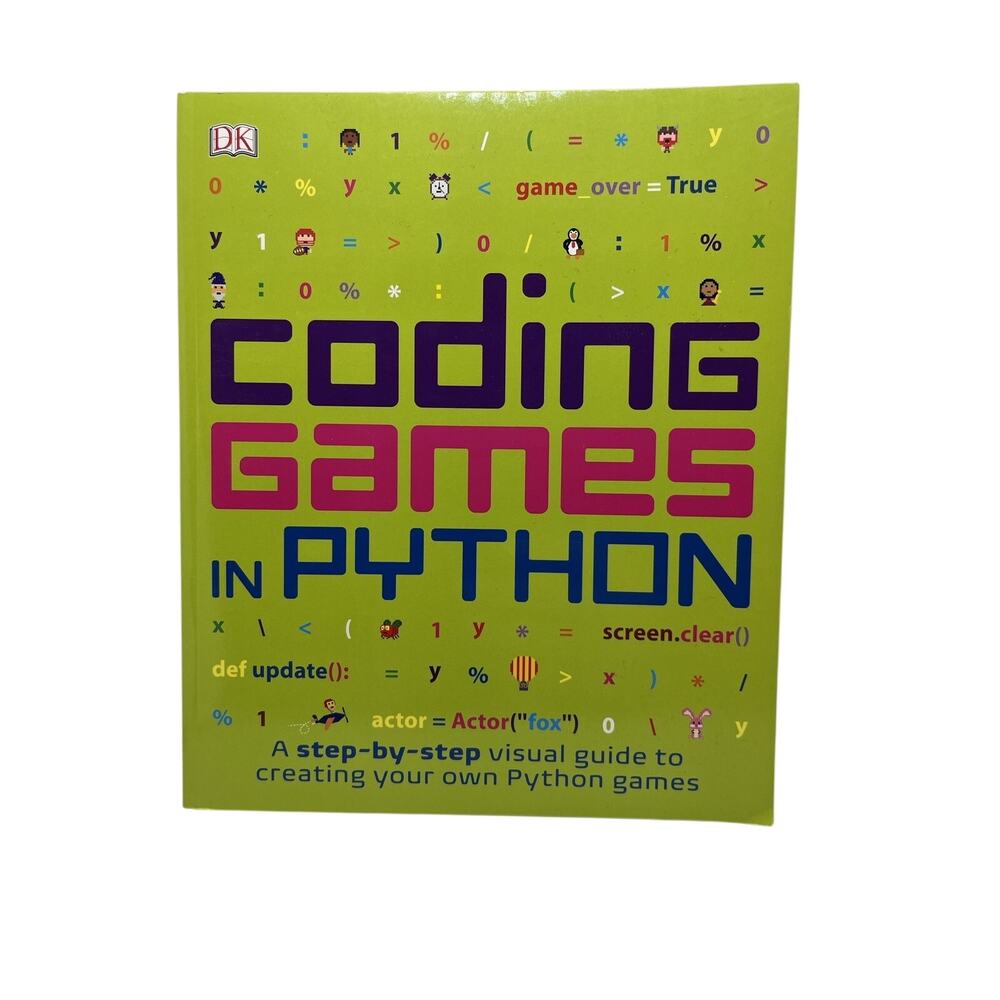 DK Help Your Kids Ser.: Coding Games in Python by DK (2018, Trade Paperback)